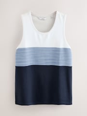 Blue Colour Block Vest - Image 5 of 7
