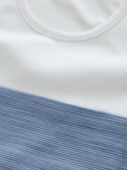 Blue Colour Block Vest - Image 6 of 7