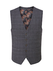 Skopes Grey Jacob Check Suit Waistcoat - Image 4 of 5
