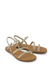TOMS Gold Kira Sandals - Image 4 of 5