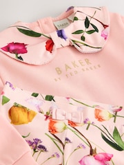 Baker by Ted Baker 2 Piece Collared Sweatshirt and Printed Leggings Set - Image 3 of 8