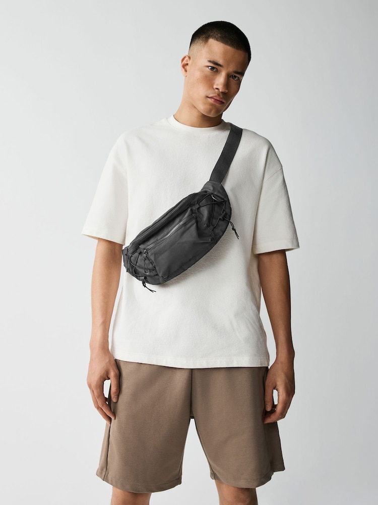 Black Crossbody Bum Bag - Image 1 of 6