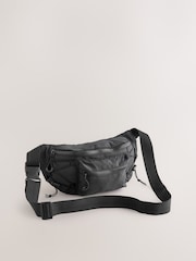 Black Crossbody Bum Bag - Image 2 of 6
