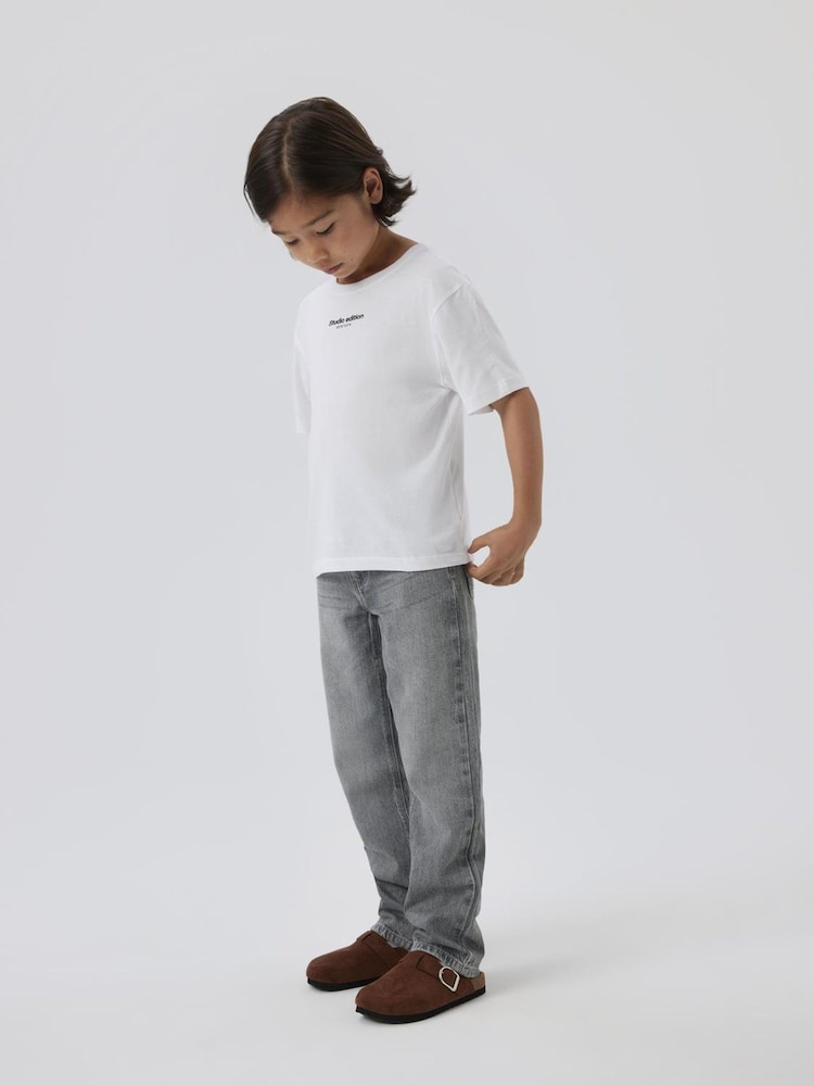 Name It Grey Straight Fit Jeans - Image 2 of 4