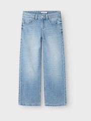 Name It Light Blue Wide Leg Jeans - Image 3 of 5