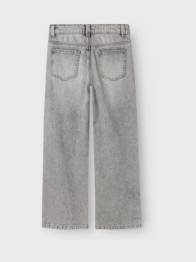 Name It Grey Wide Leg Jeans - Image 4 of 5