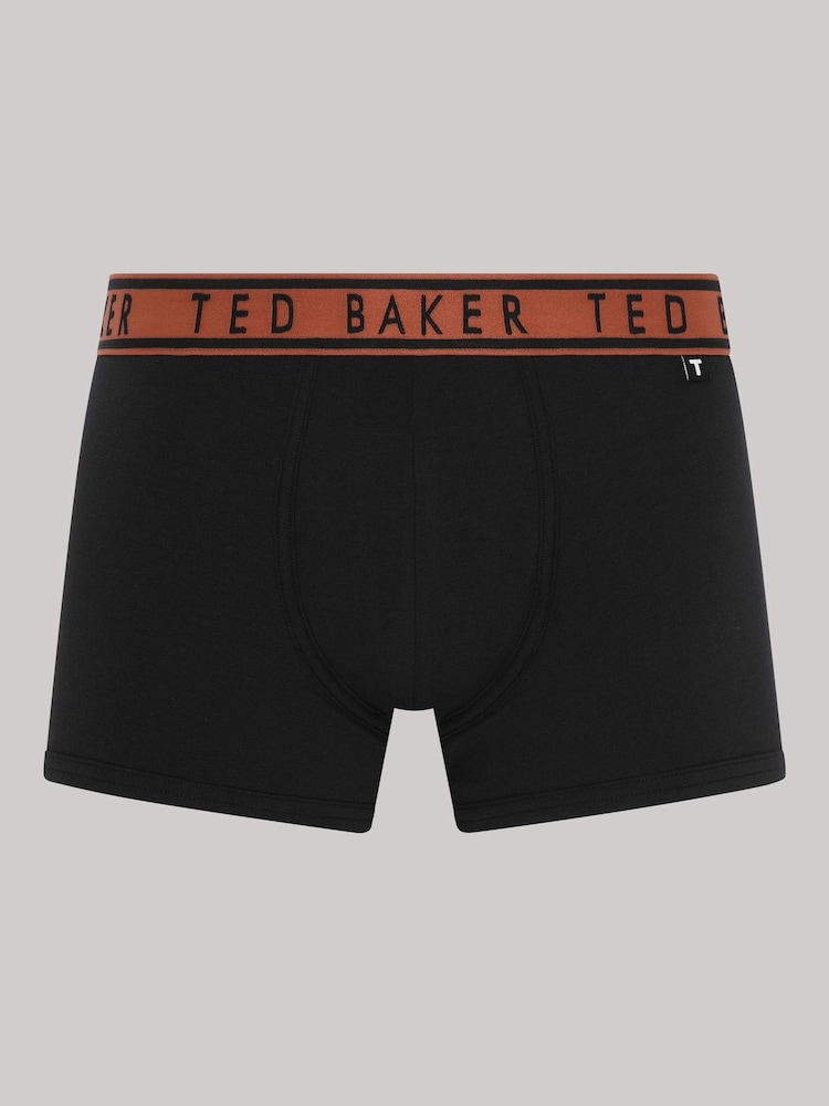 Ted Baker Black Cotton Trunk 3 Pack - Image 2 of 10