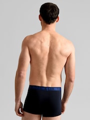 Ted Baker Blue Cotton Trunk 3 Pack - Image 6 of 9