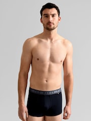 Ted Baker Blue Cotton Trunk 3 Pack - Image 7 of 9