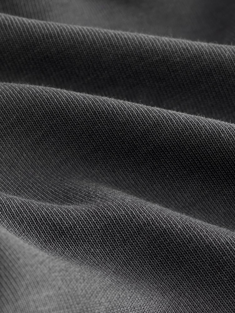 Slate Grey Embroidery Logo Graphic Print T-Shirt - Image 2 of 4