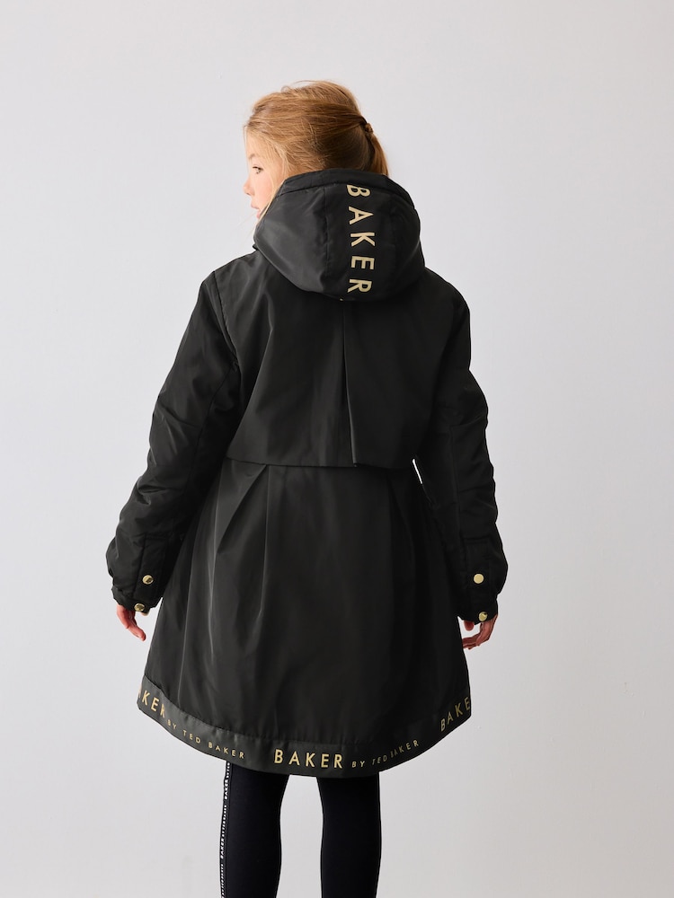Baker by Ted Baker Shower Resistant Branded Hem Raincoat - Image 2 of 14 Baker by Ted Baker Shower Resistant Branded Hem Raincoat - Image 2 of 14