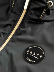 Schwarz - Baker by Ted Baker Shower Resistant Branded Hem Raincoat - Bild 4 von 7