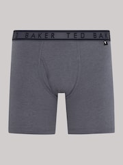 Ted Baker Blue Cotton Boxers 3 Pack - Image 2 of 10