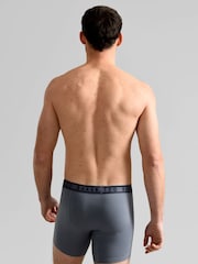 Ted Baker Blue Cotton Boxers 3 Pack - Image 6 of 10
