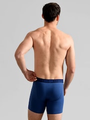 Ted Baker Blue Cotton Boxers 3 Pack - Image 7 of 10