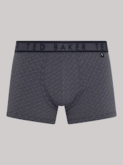 Ted Baker Blue Cotton Trunk 3 Pack - Image 2 of 10