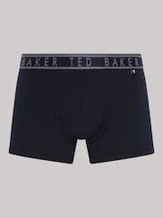 Ted Baker Blue Cotton Trunk 3 Pack - Image 3 of 10