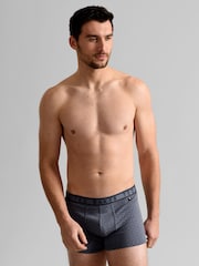 Ted Baker Blue Cotton Trunk 3 Pack - Image 5 of 10