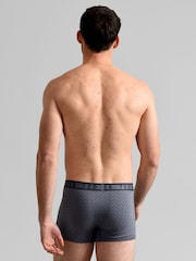 Ted Baker Blue Cotton Trunk 3 Pack - Image 6 of 10