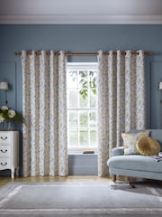 Laura Ashley – Longston Sprig – Ösenvorhänge aus 100 % Baumwolle - Bild 1 von 4