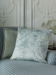 Laura Ashley Sage Tuileries Cushion - Image 1 of 4