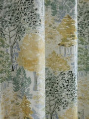 Laura Ashley Ochre Yellow Bernwood Eyelet Curtains - Image 5 of 5
