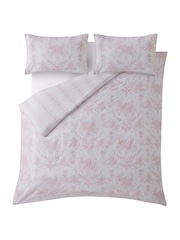 Laura Ashley Blush Tuileries 100% Cotton Duvet Cover and Pillowcase Set - Image 3 of 5