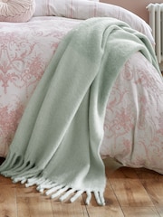 Laura Ashley Sage Bronwen Throw - Image 1 of 4
