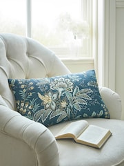 Laura Ashley Dusky Seaspray 100% Cotton Marlbrook Cushion - Image 1 of 4