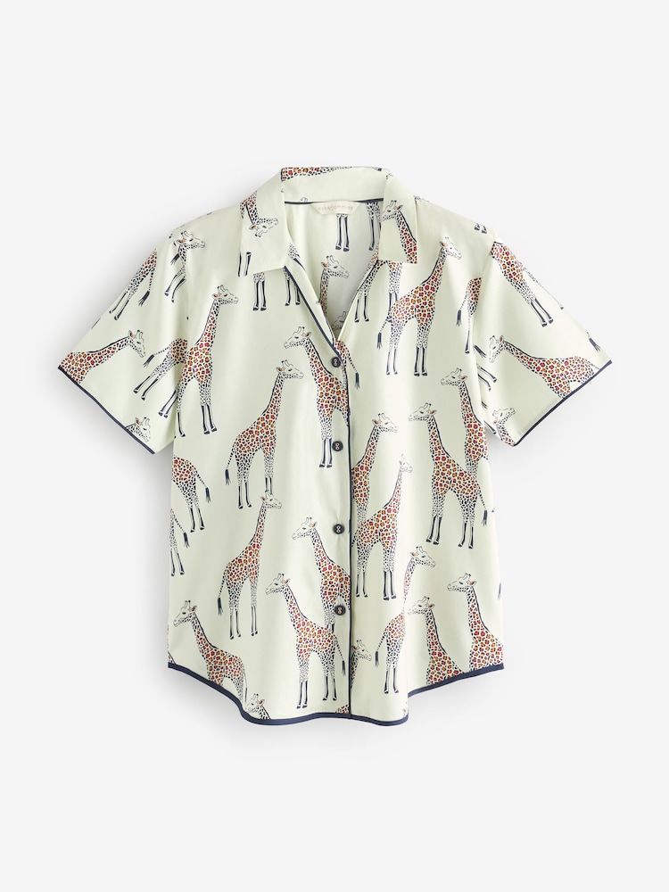 Cyberjammies Cream Set Short Sleeves Pyjamas Set - Image 2 of 3