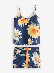 Cyberjammies Blue Solid Cami and Sleep Shorts - Image 4 of 6