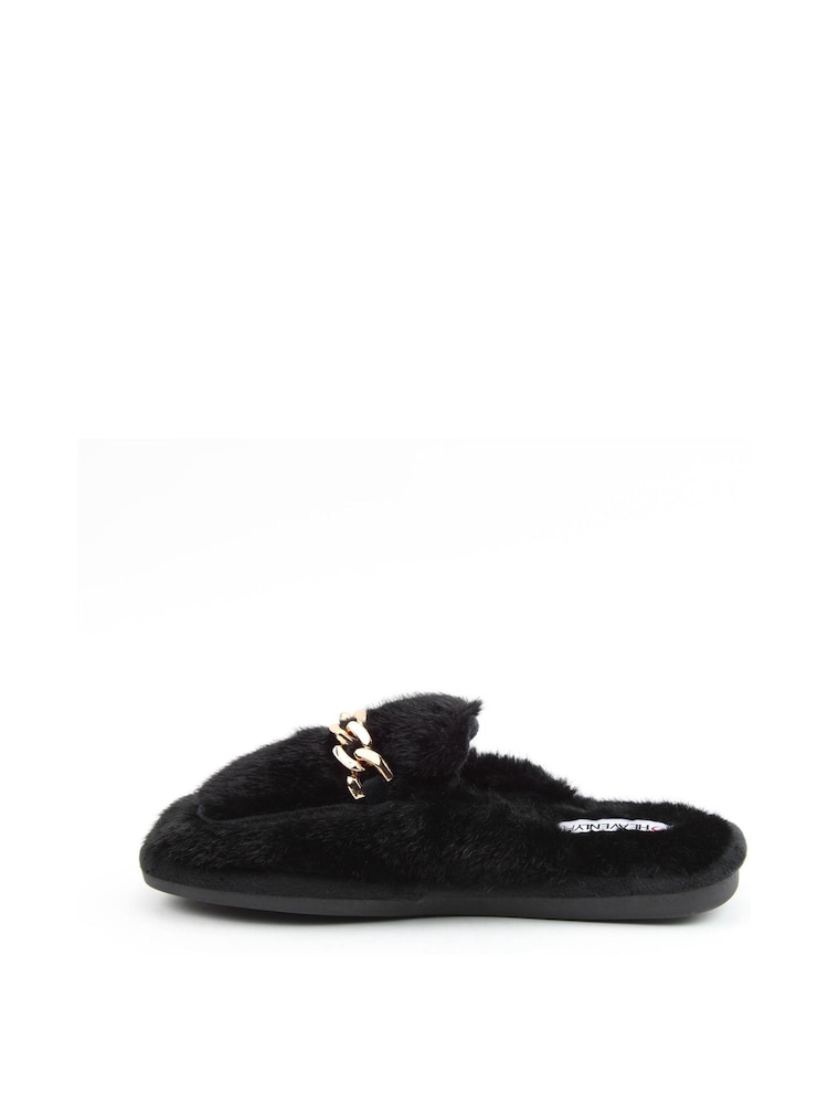 Heavenly Feet Winter Swan Slippers - Image 1 of 5