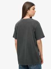 Superdry Grey Oversized Classic Essential 100% Cotton T-Shirt - Image 3 of 6