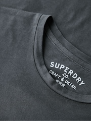Superdry Grey Oversized Classic Essential 100% Cotton T-Shirt - Image 6 of 6