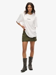 Superdry Oversized Micro Logo Graphic 100% Cotton T-Shirt - Imagen 2 de 3