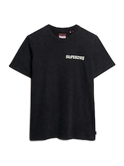 Superdry Black Oversized Tattoo Graphic 100% Cotton T-Shirt - Image 4 of 5