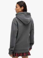 Superdry Grey Oversized Outdoor Graphic Hoodie - Image 2 of 6