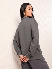Friends Like These Langarm-Sweatshirt mit 3/4 Reißverschluss - Bild 4 von 4