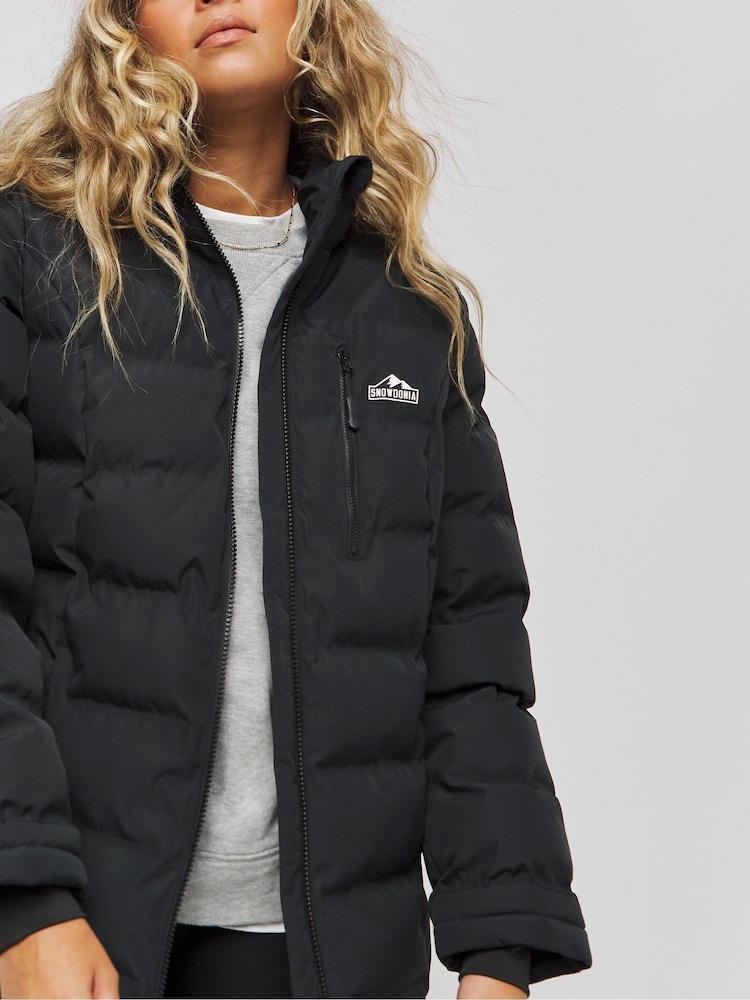 Snowdonia Black Showerproof Short Coat - Image 4 of 4