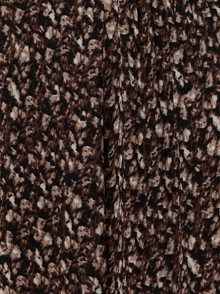 Jigsaw Brown Leopard Midi Abstract Skirt - Image 7 of 7