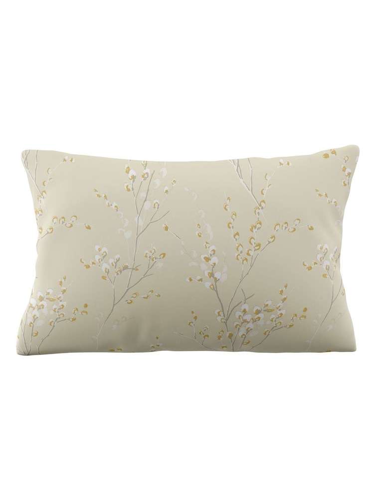 Laura Ashley Set of 2 Ochre 100% Cotton Pussy Willow Pillowcases - Image 4 of 4