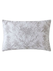 Laura Ashley Set of 2 Dark Dove Grey 100% Cotton Tuileries Pillowcases - Image 3 of 3
