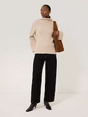 Jigsaw Brown Heckfield Suede Tote Bag - Image 5 of 7
