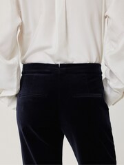Jigsaw Blue Mason Velvet Trousers - Image 6 of 7
