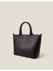 Accessorize Black Monica Faux Leather Handbag - Image 3 of 5