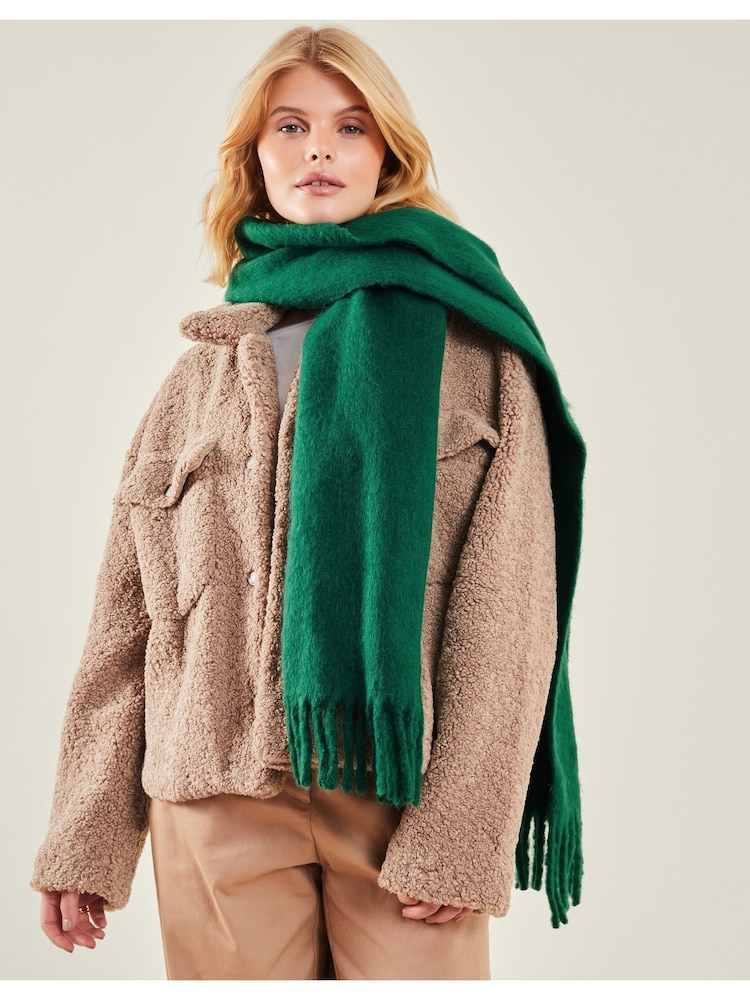 zelena - Accessorize navadna tassel zimska šal; ruta - Slika 1 iz 1 zelena - Accessorize navadna tassel zimska šal; ruta - Slika 1 iz 1