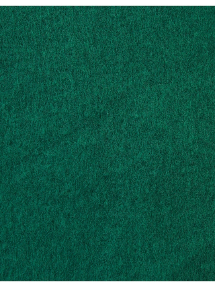 Accessorize Green Plain Tassel Winter Scarf - Image 4 of 4
