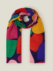 Accessorize Black Heart Blanket Scarf - Image 2 of 3