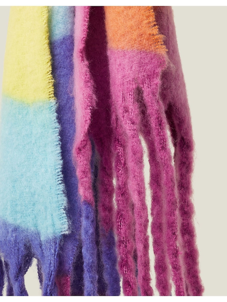 Zelo mehek šal Accessorize Rainbow Wave - Slika 5 iz 5 Zelo mehek šal Accessorize Rainbow Wave - Slika 5 iz 5