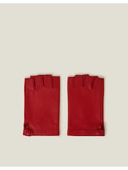 Accessorize Leather Fingerless Gloves - صورة 1 من 2